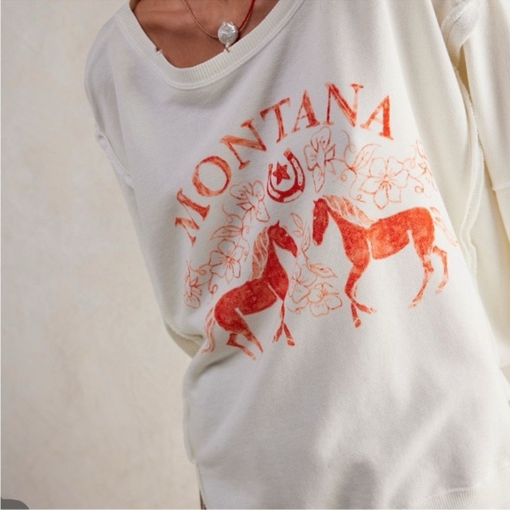 NWT Free People We the free MEDIUM Camden Montana RETIRED DESIGN - Picture 2 of 4